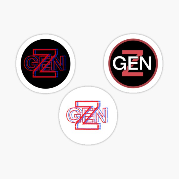 "Gen Z " Sticker by JKPDesigns Redbubble