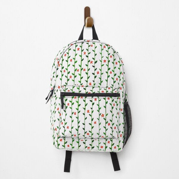 Item preview, Watercolor Floral Vines Pattern - Dark Green & Red designed and sold by monitdesign.