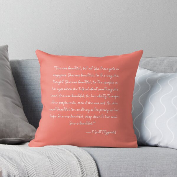 Item preview, She was beautiful - F Scott Fitzgerald designed and sold by The Little Wood Cottage.