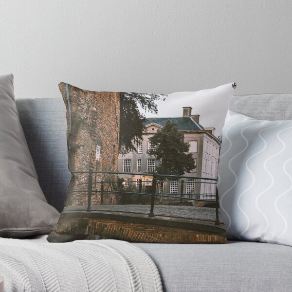 Item preview, Amersfoort Medieval city in The Netherlands canal and bridge just after sunset designed and sold by michieldros.