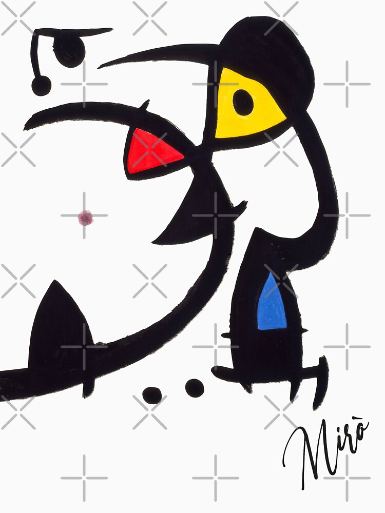 Imagen 7 de 7, Camiseta clásica con la obra Miró, diseñada y vendida por DocGrasshopper.