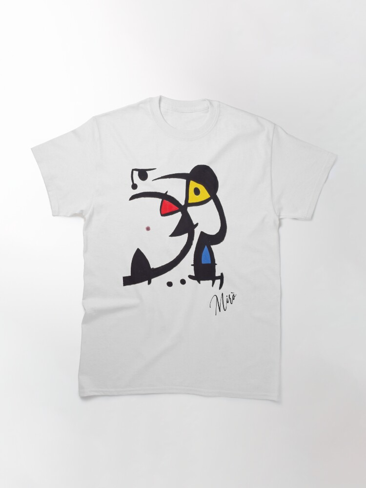 Imagen 3 de 7, Camiseta clásica con la obra Miró, diseñada y vendida por DocGrasshopper.