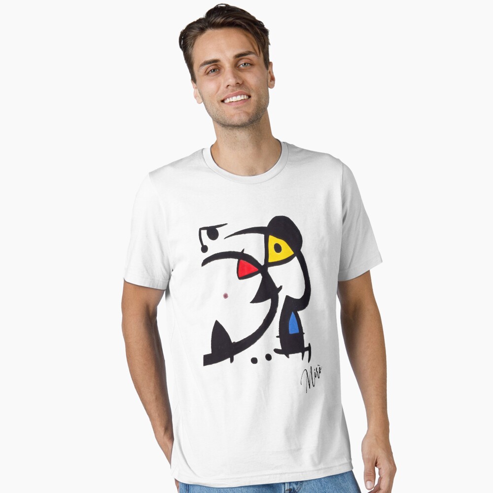 Vista previa del artículo con la obra «Camiseta esencial», diseñado y vendido por DocGrasshopper.