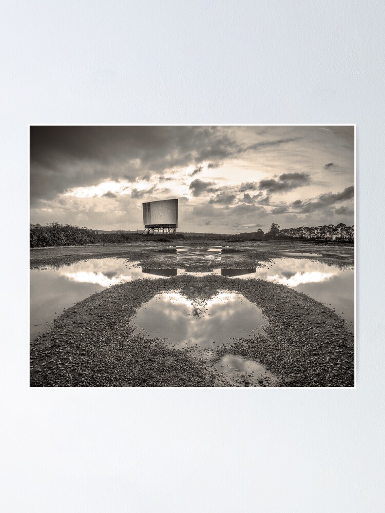 Thumbnail 1 of 3, Poster, Impossible Landscape with Drive-In designed and sold by OtherRealisms.