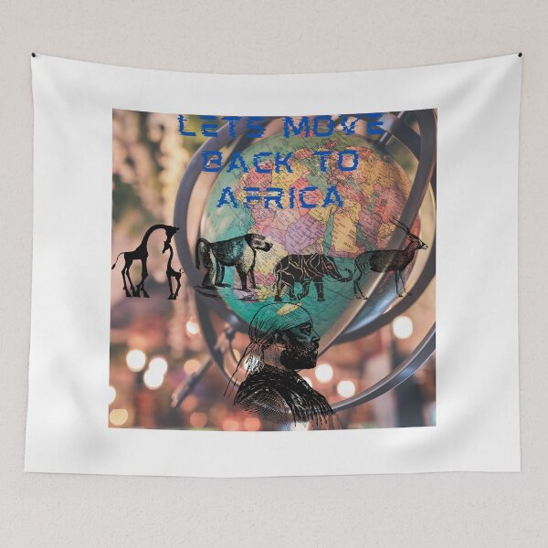 Item preview, LETS MOVE BACK TO AFRICA designed and sold by Akm-Arts-09.