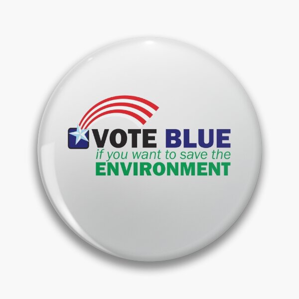 Item preview, VOTE BLUE for the ENVIRONMENT designed and sold by Peregrinus Creative.