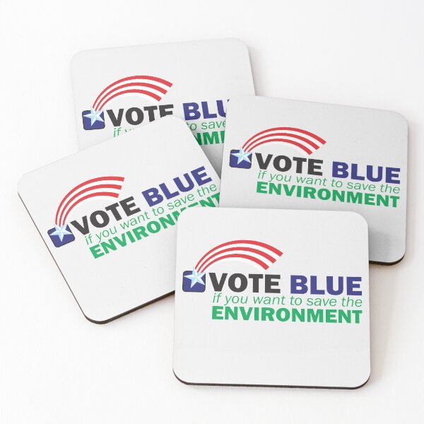Item preview, VOTE BLUE for the ENVIRONMENT designed and sold by Peregrinus Creative.