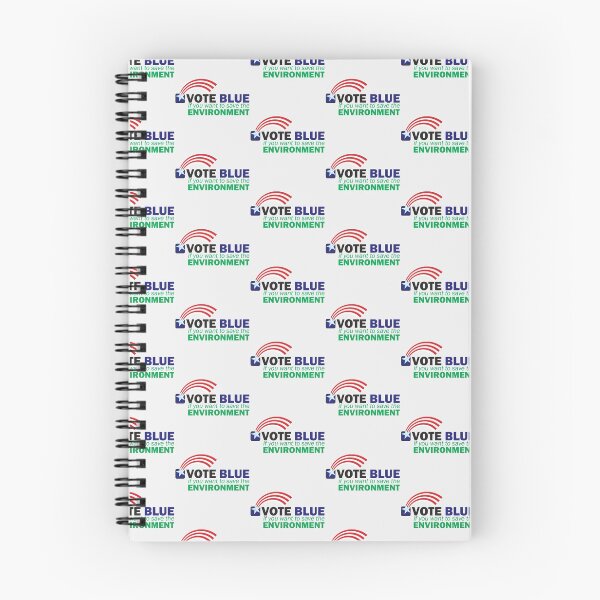 Item preview, VOTE BLUE for the ENVIRONMENT designed and sold by Peregrinus Creative.