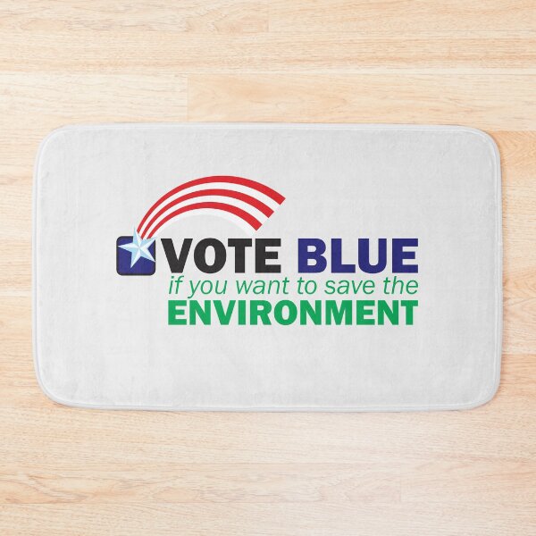 Item preview, VOTE BLUE for the ENVIRONMENT designed and sold by Peregrinus Creative.