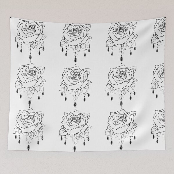 Item preview, Rose Henna Design designed and sold by Artcapturingart.