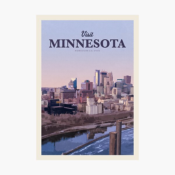 Visit Minnesota Photographic Print