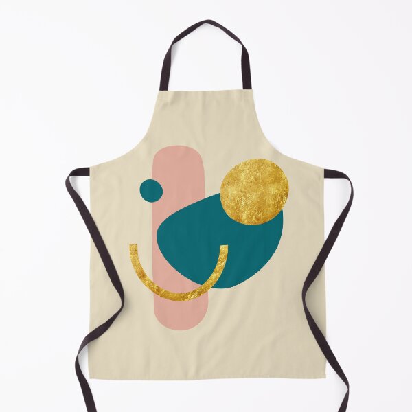 Item preview, Minimalist forms with gold and blue colors peachy colors, navy designed and sold by Nossikko.