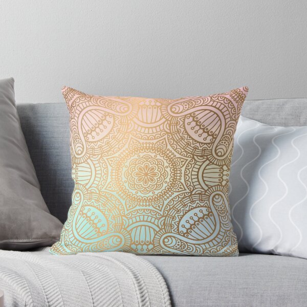 Item preview, Gold Mandala Pattern on Pastel Gradient designed and sold by Vic Torys ☆.