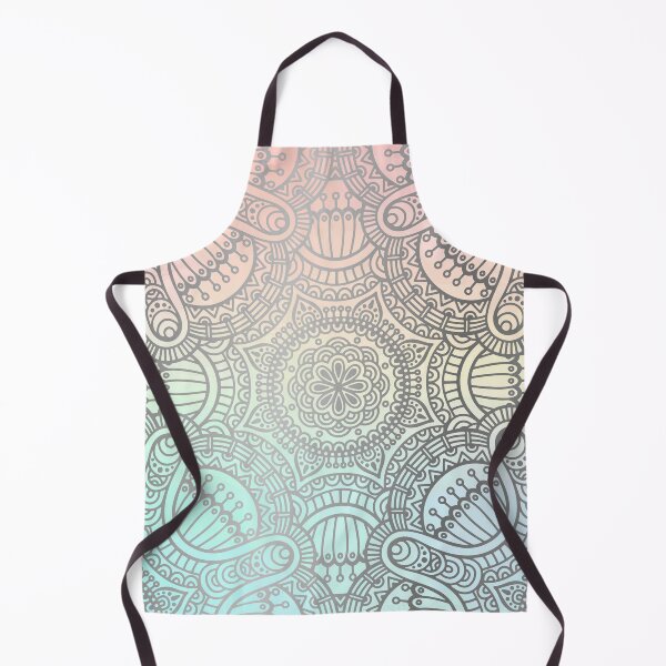 Item preview, Silver Mandala Pattern on Pastel Gradient designed and sold by Vic Torys ☆.