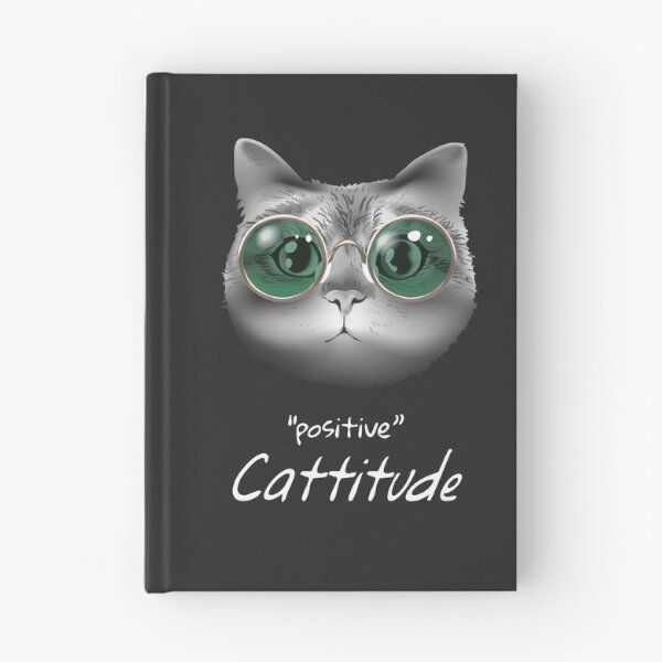 Item preview, Dark cat positive catitude  designed and sold by foxxyapparel.