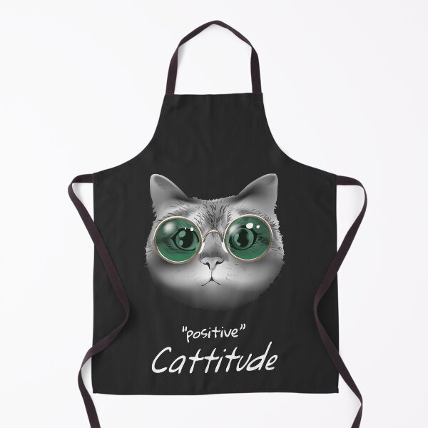 Item preview, Dark cat positive catitude  designed and sold by foxxyapparel.