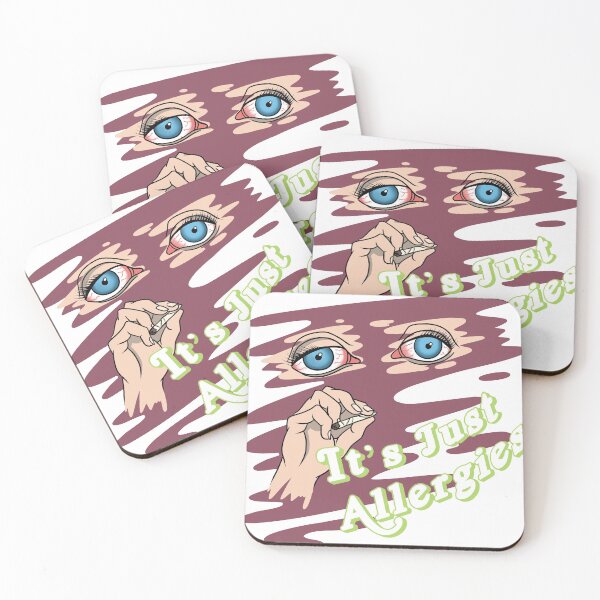 Item preview, It's Just Allergies (Burgundy) | @makemeunison Digital Il-Lit-Strations designed and sold by Garrett Marks.