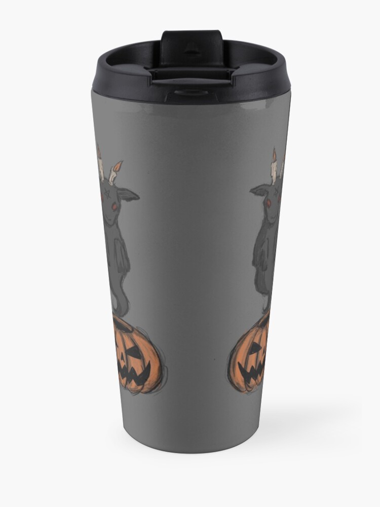 Alternate view of It's A G-G-Gho-Goat! Travel Mug