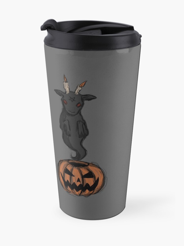 Alternate view of It's A G-G-Gho-Goat! Travel Mug