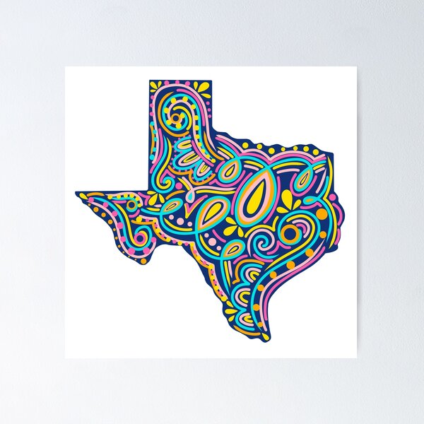 Item preview, The Beautiful State of Texas designed and sold by MikaylaJeanArt.