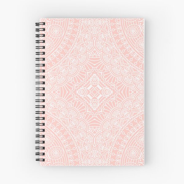 Item preview, Baby Pink White Mandala Pattern Illustration designed and sold by Vic Torys ☆.