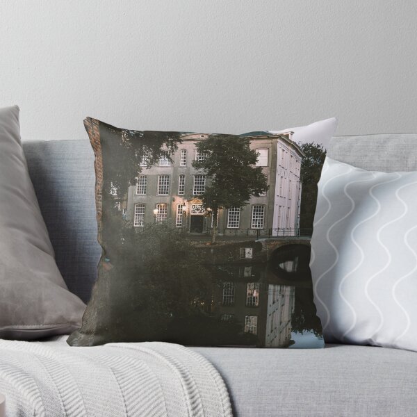 Item preview, Amersfoort historic Dutch city reflection in canal in the evening twilight designed and sold by michieldros.