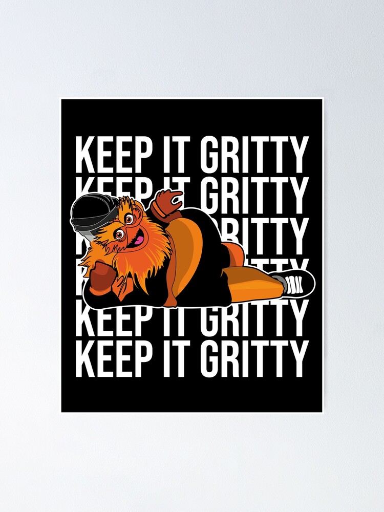 Flyers New Mascot "Gritty" Poster for Sale by WittyFox