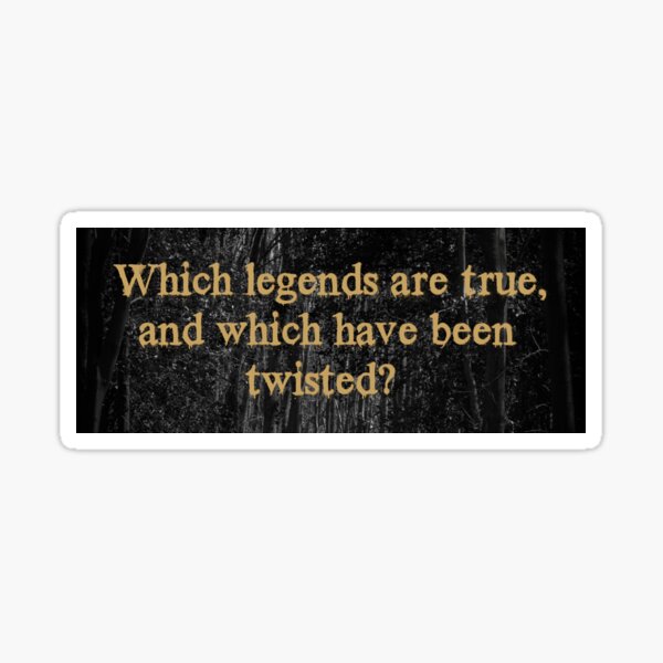 Item preview, Which Legends Are True, and Which Have Been Twisted? designed and sold by ShadowSparkPub.