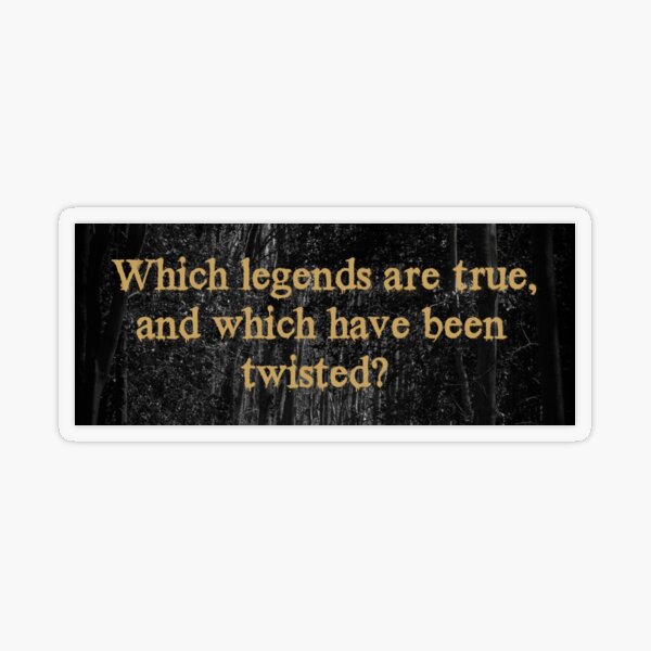 Item preview, Which Legends Are True, and Which Have Been Twisted? designed and sold by ShadowSparkPub.
