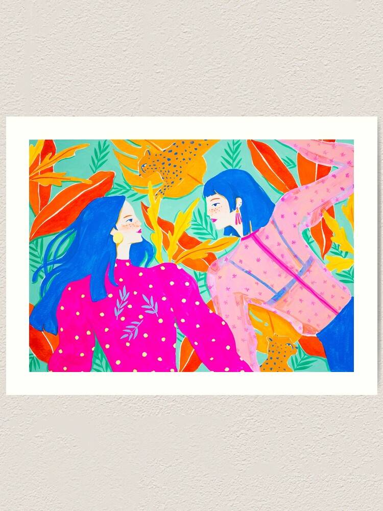 Alternate view of Hanging out In Garden Art Print