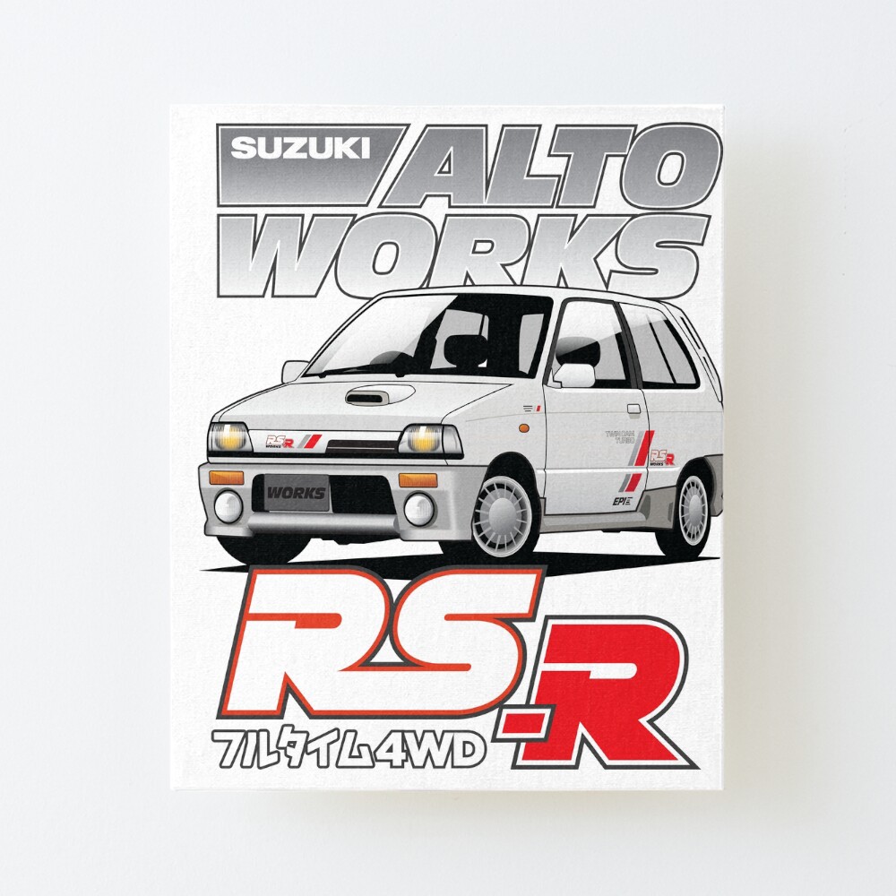 Alto Works Rs R Art Board Print By Teammightyboy Redbubble