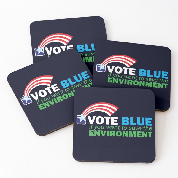 Item preview, VOTE BLUE for the ENVIRONMENT designed and sold by Peregrinus Creative.