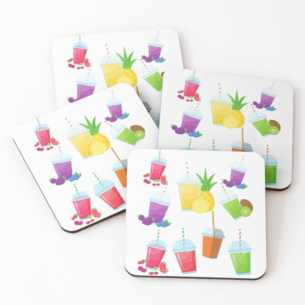 Item preview, Summer Pineapple grape strawberry kiwi smoothie pattern designed and sold by OneTimeEngineer.
