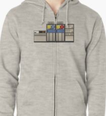 Vintage Mainframe Zipped Hoodie