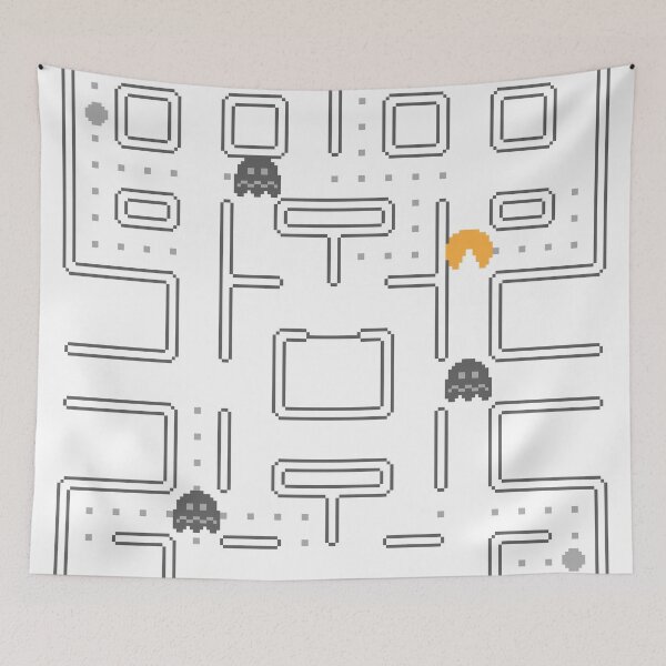 Item preview, Retro video game pixel art gamer geek labyrinth  designed and sold by blastshmucks.