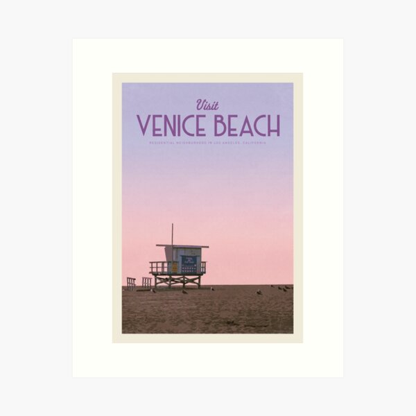 Item preview, Visit Venice Beach  designed and sold by Callum Gardiner.