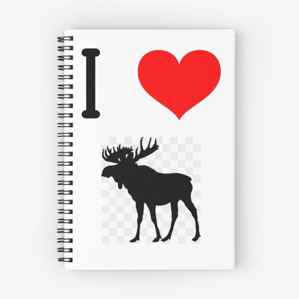Item preview, I <3 (Heart) Moose  designed and sold by Shirt Slanger.