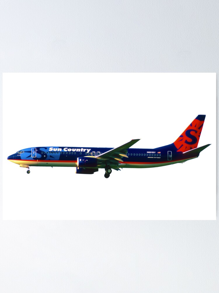 Sun Country Airlines Boeing 737 800 Poster