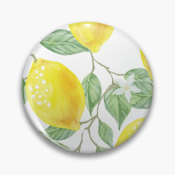 Item preview, Lemons and Leaves Watercolor Illustration, The Branches Of The Lemon Tree, Watercolor Lemon Tree, Lemons designed and sold by Vic Torys ☆.