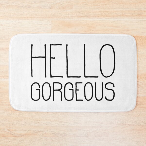 Item preview, Hello Gorgeous White designed and sold by La Chic.