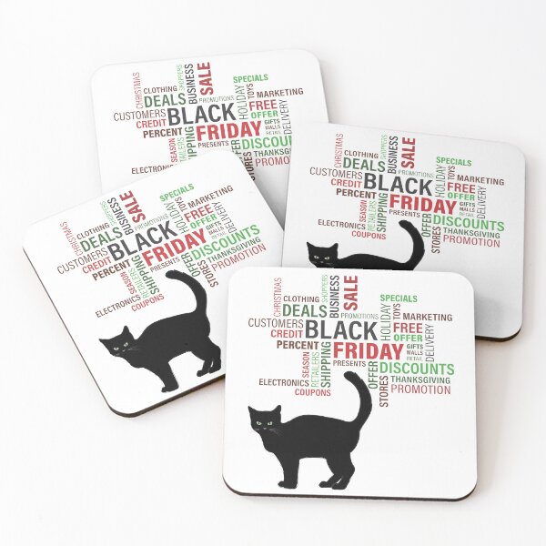 Item preview, Cat Black Friday  designed and sold by OMdesign10.
