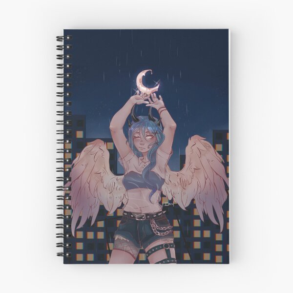 Item preview, Angel in City Holding Moon designed and sold by irisdrawss.