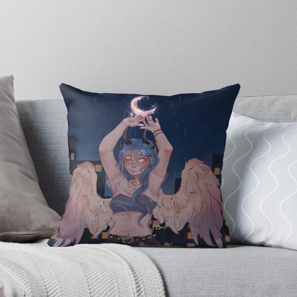 Item preview, Angel in City Holding Moon designed and sold by irisdrawss.