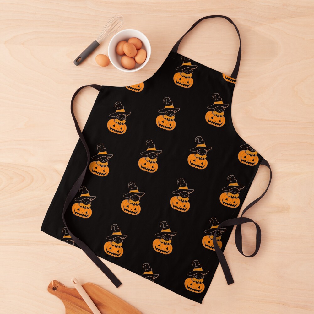 Pumpkin Kitty Apron