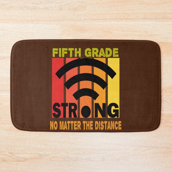 Item preview, Fifth Grade Strong No Matter The Distance Vintage Retro Back to School Gift designed and sold by Sarah38.