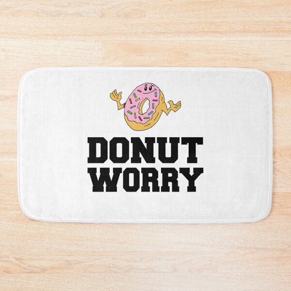 Item preview, Donut Worry Doughnut Cartoon Pun designed and sold by jaycartoonist.
