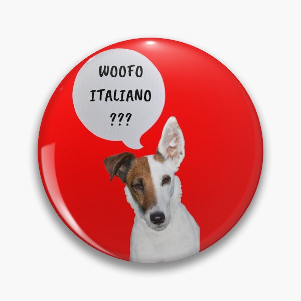 Item preview, Woofo Italiano, Dog Greeting, Are you Italian? designed and sold by artistoutfitter.