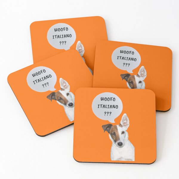 Item preview, Woofo Italiano, Dog Greeting, Are you Italian? designed and sold by artistoutfitter.