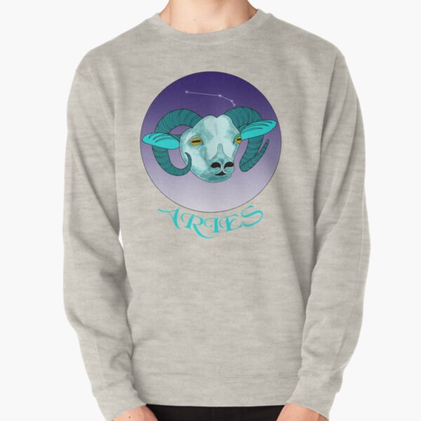 Aries Zodiac Star Sign Horoscope Pullover Sweatshirt