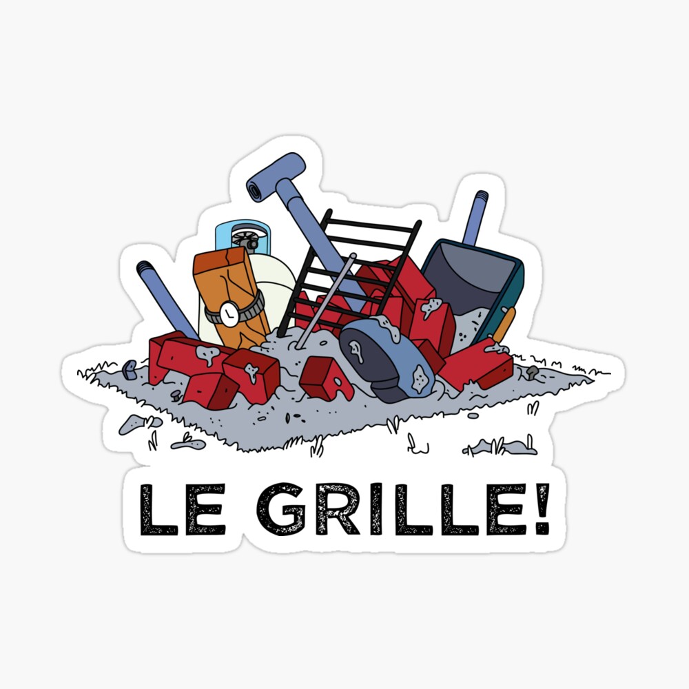 Onbekwaamheid Verschrikking naar voren gebracht Le Grille!" Metal Print for Sale by rubenwills | Redbubble